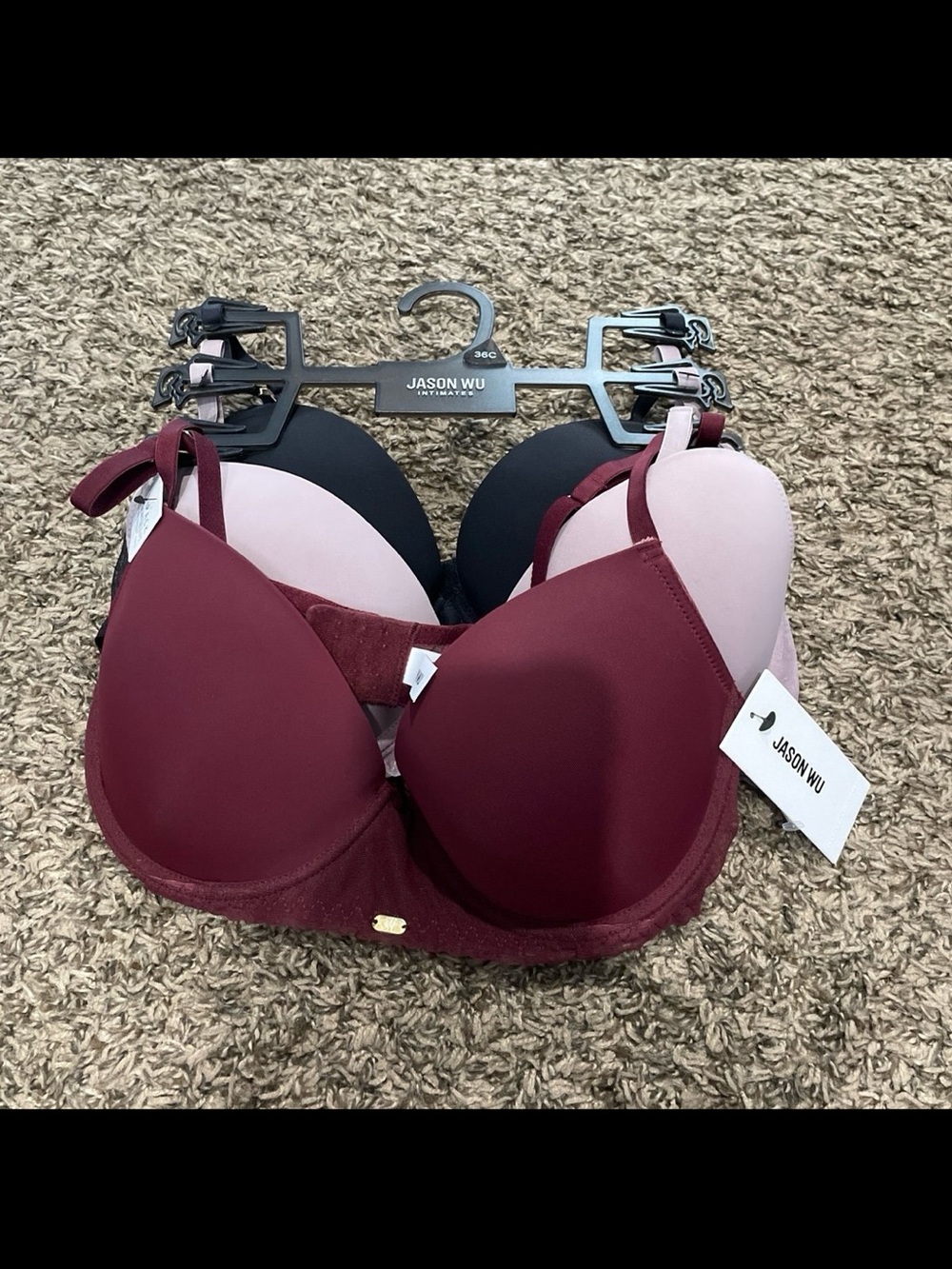 Jason Wu NWT set of three bras size 36C